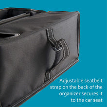 High Road Car Front Seat Organizer with Tissue Holder and Divided Storage Compartments
