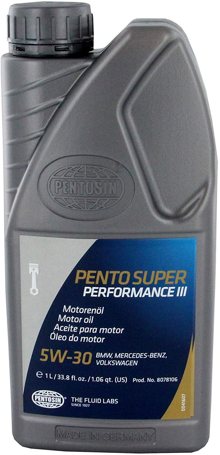 Pentosin 8078106 Pento Super Performance III 5W-30 Synthetic Motor Oil - 1 Liter