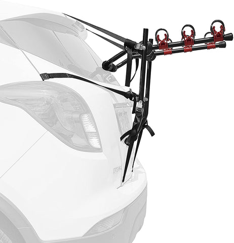 Blueshyhall Bike Carrier Trunk Mount Bike Rack for SUV Car Heavy Duty 2/3 Bike Carrier Mount