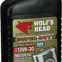 Wolf's Head 836-91076-56 Motor Oil (S DUTY 10W30), Pack of 1