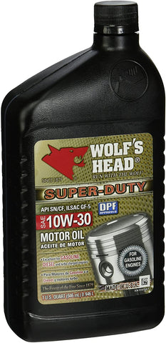 Wolf's Head 836-91076-56 Motor Oil (S DUTY 10W30), Pack of 1