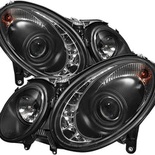 Spyder Auto 444-MBW21103-HID-DRL-BK Projector Headlight