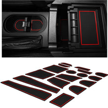 CupHolderHero Compatible with Subaru Forester 2014-2018 Custom Liner Accessories – Premium Cup Holder, Console, and Door Pocket Inserts 17-pc Set (Red Trim)