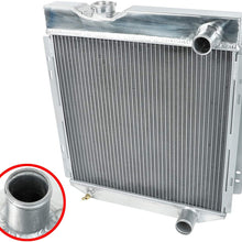 For Mustang Full Aluminum 3-Row Racing Radiator Cooling Radiator -Falcon Comet V8 MT 1960-1966