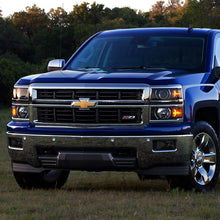 For Chevy Silverado 1500 Smoked Lens Amber Corner LED DRL Projector Headlight + Smoke Lens Fog Light + Switch