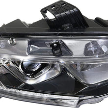 Headlight Assembly Compatible with 2016-2019 Honda Civic Halogen Coupe Hatchback Sedan CAPA Passenger Side