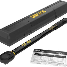 LEXIVON 1/2-Inch Drive Click Torque Wrench 10~150 Ft-Lb/13.6~203.5 Nm (LX-183)