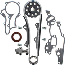 NEW Timing Chain Kit (2 Heavy Duty Metal Guide Rails) with Timing Cover, Water Pump, Graphite Head Gasket compatible with 85-95 Toyota 2.4L 4Runner Pickup Celica SOHC 22RE 22REC