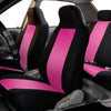 FH Group FB102102 Classic Cloth Seat Covers (Pink) Front Set with Gift – Universal Fit for Cars Trucks & SUVs