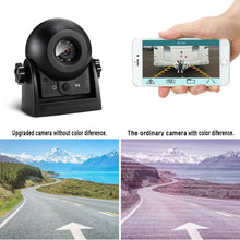 Wireless Backup Dash Cam, MHCABSR WiFi Reversing Camera Work with Phone IP68 Waterproof IR Night Vision Wide Angle Magnetic Rear View Parking Camera for Trailers Trucks RVs…