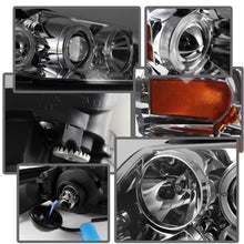 Spyder Auto 5010452 LED Halo Projector Headlights Chrome/Clear