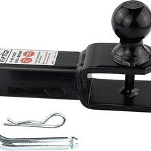 TOPTOW ATV/UTV Hitch Adater 64209, Fits for 2 inch Receiver, 2 inch Ball, with 5/8 inch Pin