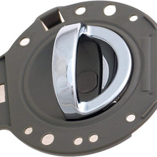 Dorman 83985 Front Driver Side Interior Door Handle for Select Jeep Models, Beige and Chrome