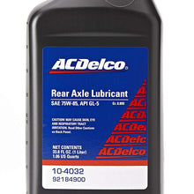 ACDelco 10-4032 75W-85 Axle Gear Oil - 1 L