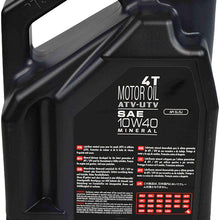 Motul 105879 4T 10W40 Motor Oil for 4 Stroke ATV/UTV Engines 4L/4.22 Quarts (2) Pack