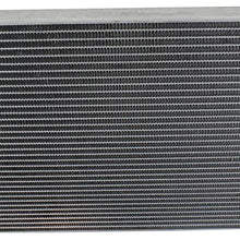 A/C Condenser Compatible with 2000-2006 Hyundai Accent Aluminum Core With Receiver Drier