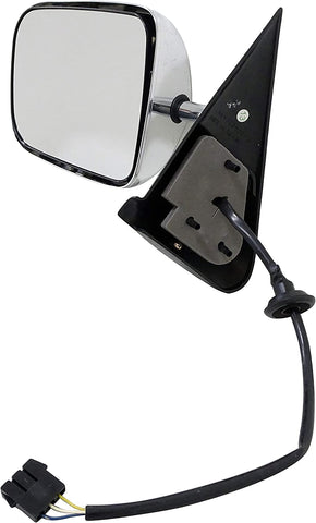 Dorman 955-248 Driver Side Power Door Mirror - Folding for Select Dodge Models, Chrome