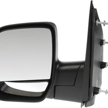 Dorman 955-495 Driver Side Manual Door Mirror - Folding for Select Ford Models, Black