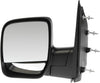 Dorman 955-495 Driver Side Manual Door Mirror - Folding for Select Ford Models, Black