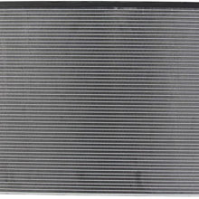 Rareelectrical NEW RADIATOR ASSEMBLY COMPATIBLE WITH VOLKSWAGEN 06-09 EOS GTI JETTA PASSAT 2.0L L4 1984CC 7635 3159 VW3010149 7635 CU2822 1K0121251AB