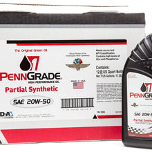 Brad Penn 009-7119-12PK 20W-50 Partial Synthetic Racing Oil 12 Pack