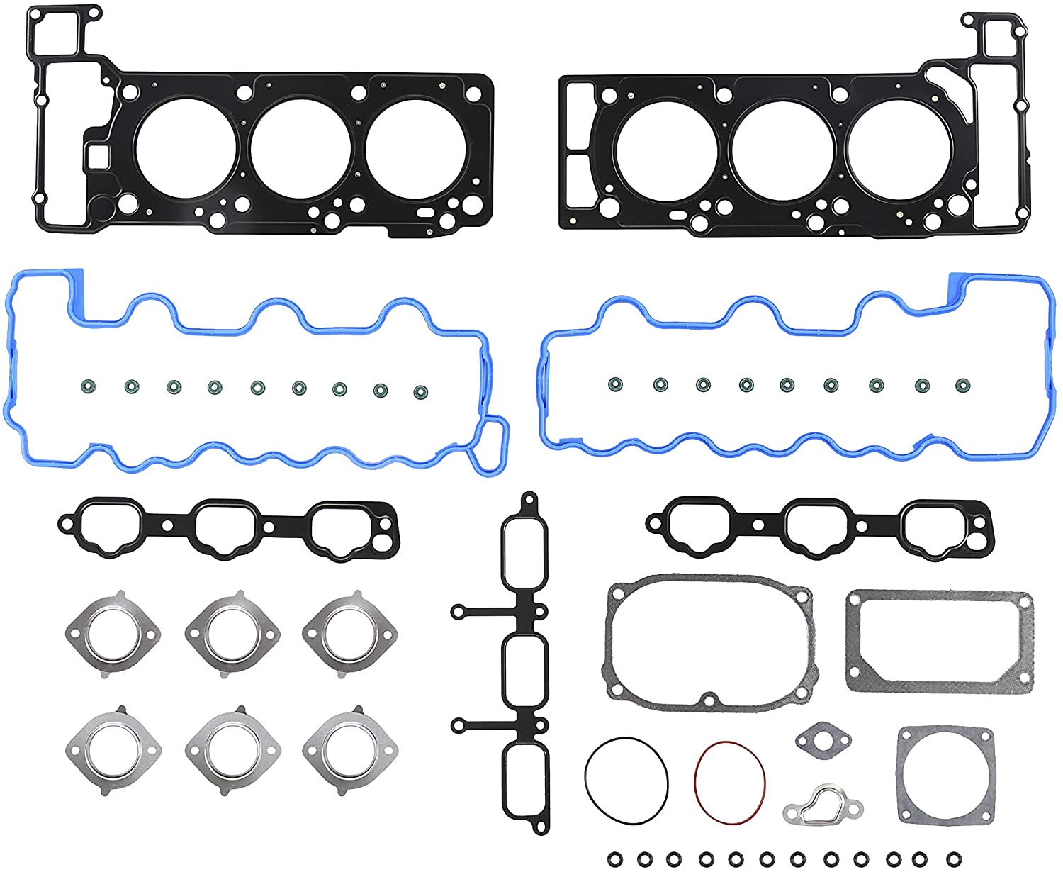 DNJ HGS4266 Head Gasket Set For 98-08 Chrysler, Mercedes-Benz 2.6L-3.2L V6 SOHC Naturally Aspirated, Supercharged