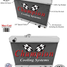 Champion Cooling, 3 Row All Aluminum Radiator for Pontiac Tempest, CC1680