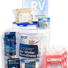 Camco 36190 RV Winter Readiness Kit - Includes Antifreeze Concentrate and Hand Pump, Blow Out Plug, Dehumidifier and More - Comes with Bonus Winterizing Guide
