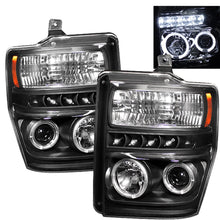 Spyder Auto 5010575 LED Halo Projector Headlights Black/Clear