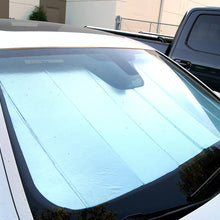 Tuningpros SS-278-2 Custom Fit Car Windshield Sun Shade Protector, Sunshade Visor Silver & Grey 1-pc Set Compatible With 2014-2020 Nissan Rogue
