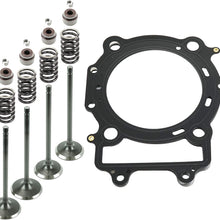 Caltric Cylinder Head Valve Gasket Kit Compatible with Arctic Cat 650 4X4 H1 2005 2006 2007 2008 2009 2010 2011