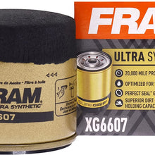 FRAM Extra Guard PH6607, 10K Mile Change Interval Spin-On Oil Filter, black