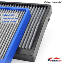 Potauto MAP 5007 Re-Washable Cabin Air Filter Cleans Airflow for Buick, Cadillac, Chevrolet, SAAB