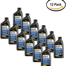 PACK OF 12 - Mobil Delvac 15W-40 Heavy Duty Diesel Oil, 1 Quart