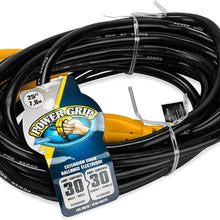 Camco (55191) 25' PowerGrip Heavy-Duty Outdoor 30-Amp Extension Cord for RV and Auto | Allows for Additional Length to Reach Distant Power Outlets | Built to Last