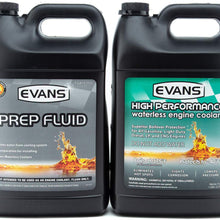 EVANS Coolant EC53001-EC42001 High Performance Waterless Coolant and Prep Fluid Combo Pack, 2 Gallon