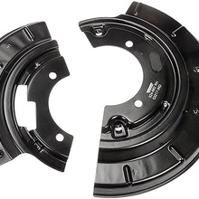Dorman 924-662 Rear Brake Dust Shield for Select Ford/Mazda/Mercury Models, Black, Pack of 2 (OE FIX)