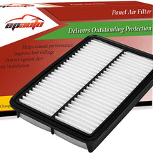 EPAuto GPA0A (PE07-13-3A0A) Replacement for Mazda Rigid Panel Engine Air Filter for SkyActiv Mazda 3 (2013-2019), Mazda 6 (2014-2019), CX-5 2.5L (2013-2019)