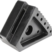 Extreme Max 5001.5772 Heavy-Duty Solid Rubber Wheel Chock with Handle