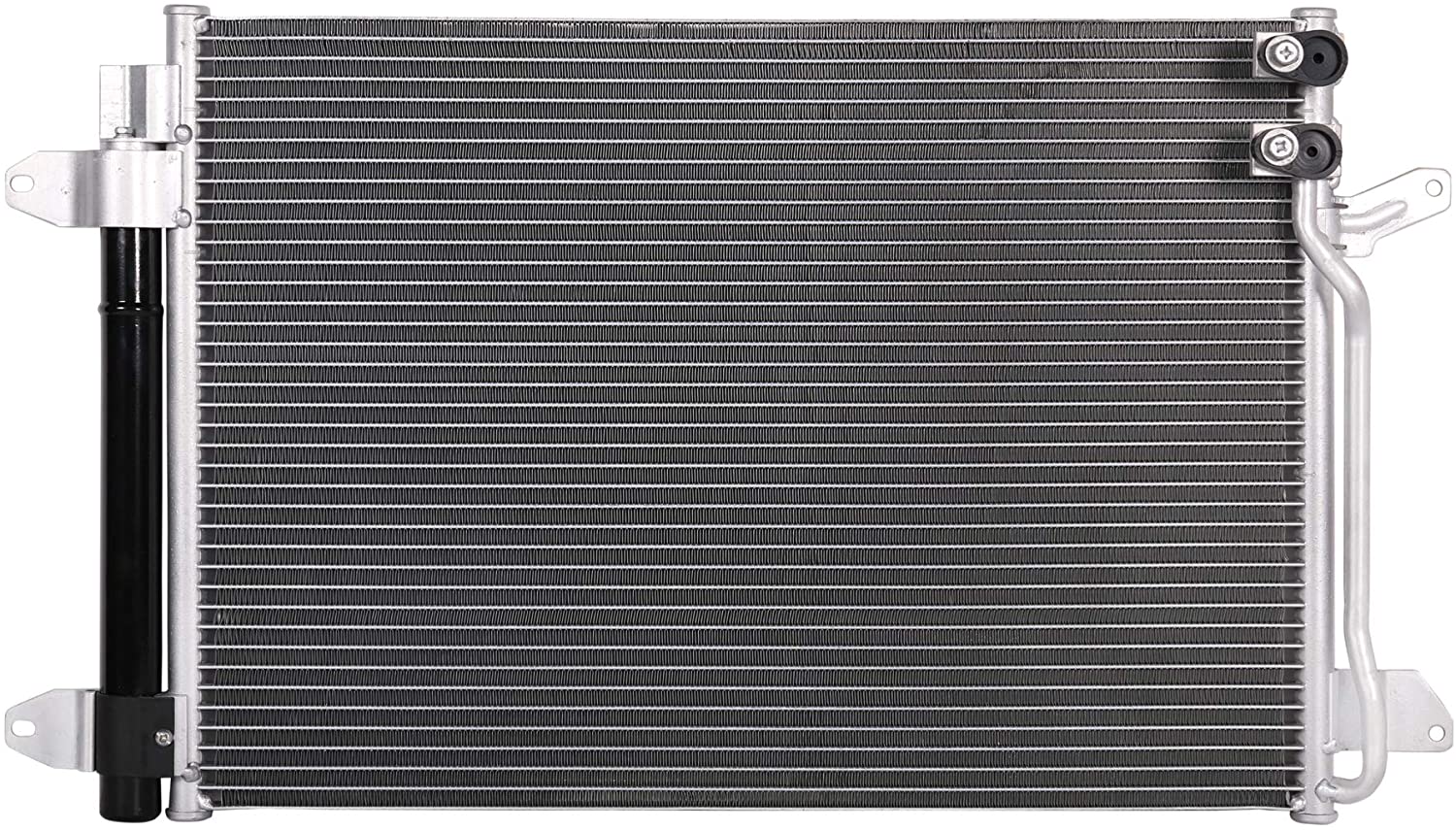 Lynol Cooling System Premium Complete Aluminum AC Condenser Replacement Compatible With 2012-2015 Volkswagen Beetle 11-15 Jetta L4 1.4L 2.0L L5 2.5L VW3030132