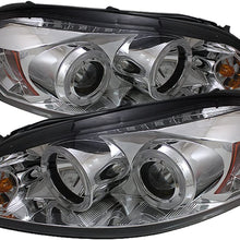 Spyder 5078308 Chevy Impala 06-13 / Chevy Monte Carlo 06-07 - Projector Headlights - LED Halo - LED (Replaceable LEDs) - Black Smoke - High H1 (Included) - Low H1 (Included)