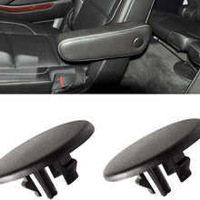 Kerman 2pcs Armrest Cover Cap for 07-19 Chevy Tahoe Suburban Yukon Cadillac Escalade Seat Parts Replacement OEM GM 15279690 Rear Bucket Seats Arm Rest Handle Trim Bolt Vehicle Accessories (Black)