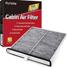 Puroma Cabin Air Filter with Activated Charcoal Layer Replacement for CPJ6X, CF11811, Mazda KD45-61-J6X, KR11-61-J6X, MP11-1K-D45