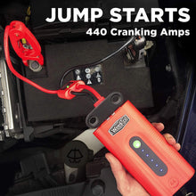 Weego 44.1 Jump Starting Power Pack (New 2019 Model) 2100 Peak 440 Cranking Amps High Performance Lithium Ion Jump Starter Quick Charges Phones 500 Lumen LED Flashlight IP 65 Water Resistent