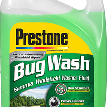 Prestone AS657 Bug Wash Windshield Washer Fluid, 128 Ounces