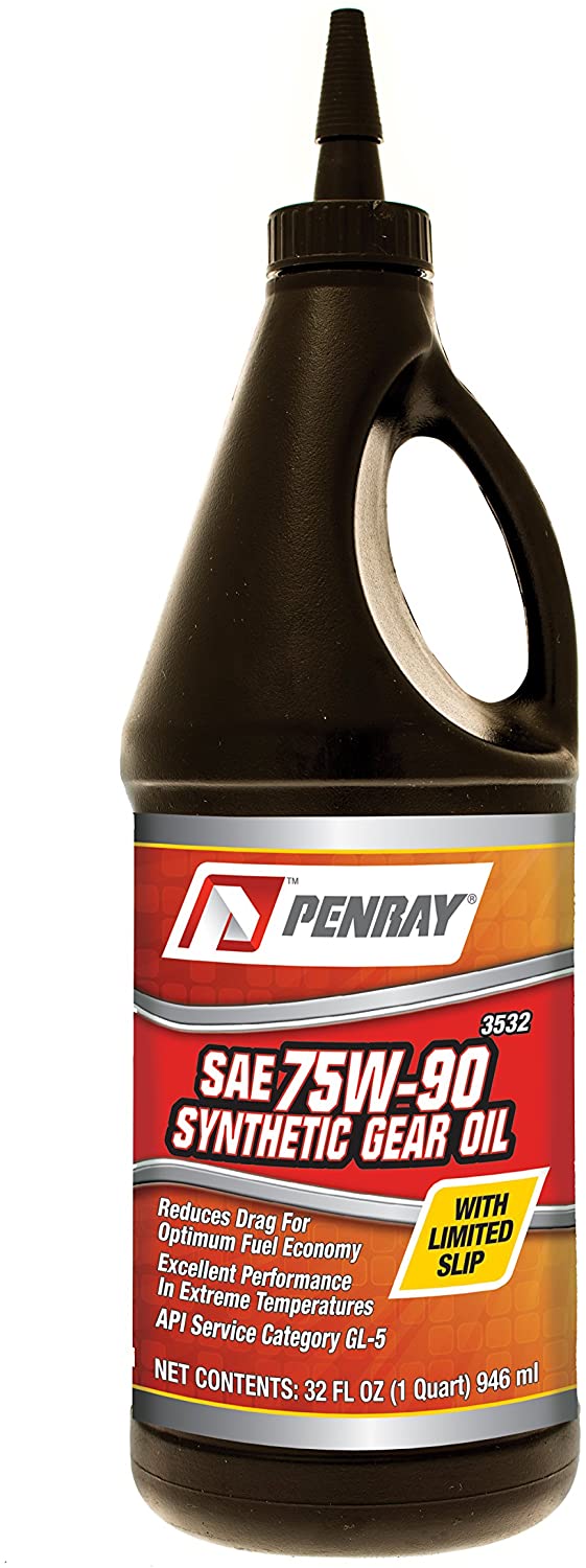 Penray 3532-12PK 75W-90 Synthetic Gear Oil with Limited Slip - 32-Ounce Bottle, Case of 12