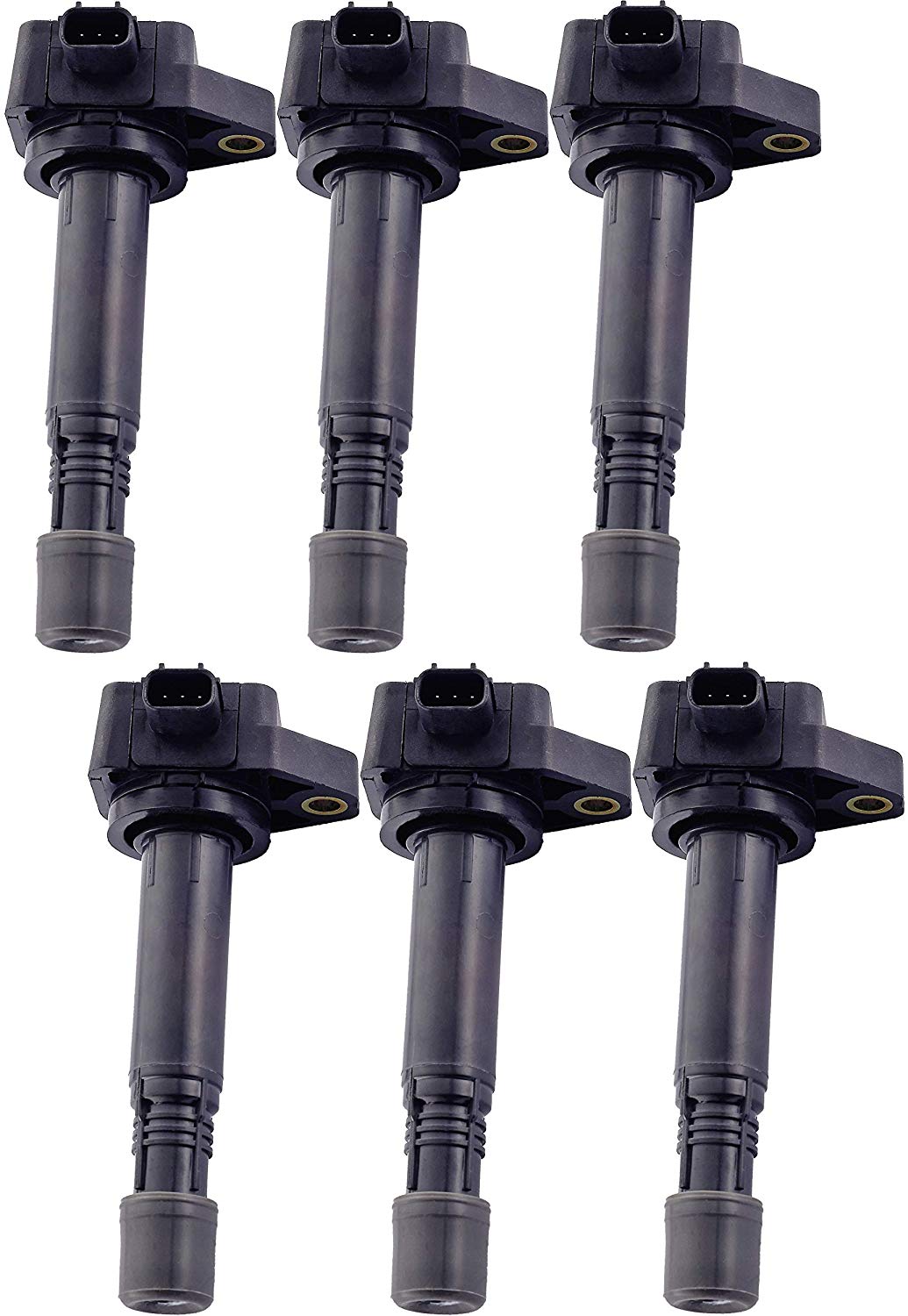 Pack of 6 Ignition Coils for 2008-2016 Acura Honda - Accord Odyssey Pilot Ridgeline RDX RL TL MDX TSX ZDX - 3.5L 3.7L Compatible with UF624 30520-RN0-A01