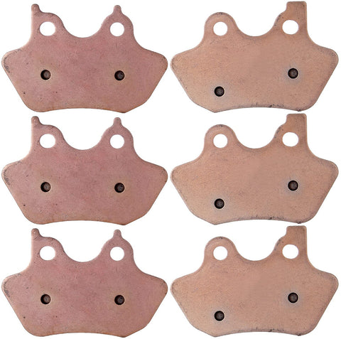 OCPTY Sintered Brake Pads FA400 Fit for 2000 2001 2002 2003 2004 2005 2006 2007 Harley Davidson Touring Flhtcu-i Electra Glide Ultra Classic Sintered Severe Duty Brake Pads