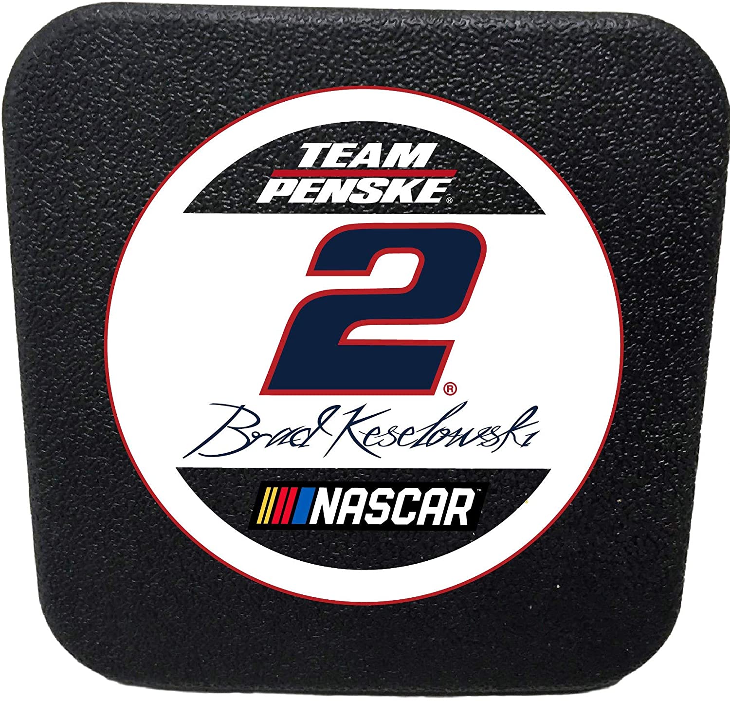 Brad Keselowski #2 Plastic Hitch Cover Plug Bumper Trailer Auto Nascar Racing