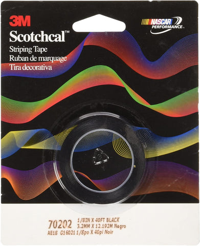 3M Scotch Scotchcal Striping Tape: 1/8 in. x 40 ft. (Black)